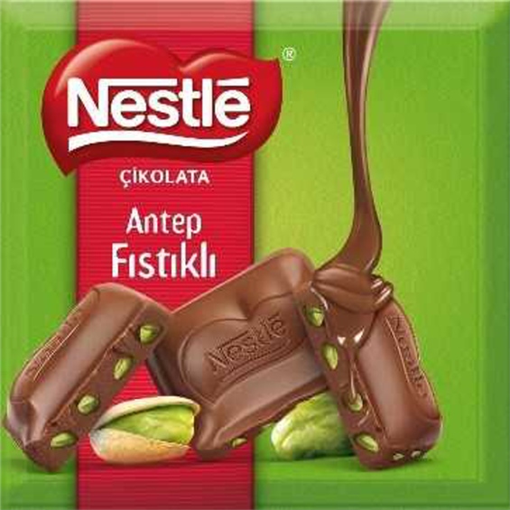 Nestle Tam Fıstıklı Kare Çikolata 60 Gr
