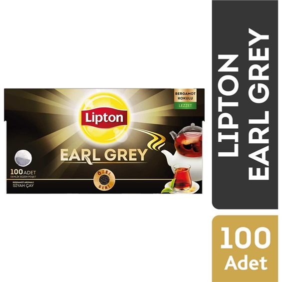 Lipton Earl Grey Demlik Poşet Çay 100'lü 320 Gr