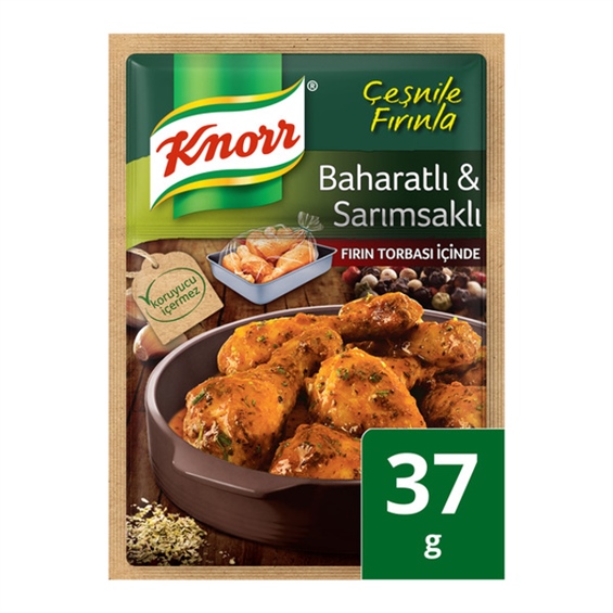 Knorr Sarmısaklı Fırın Çeşnisi 34 Gr
