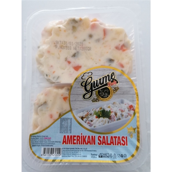 Gurmelady Amerikan Salatası 200 Gr