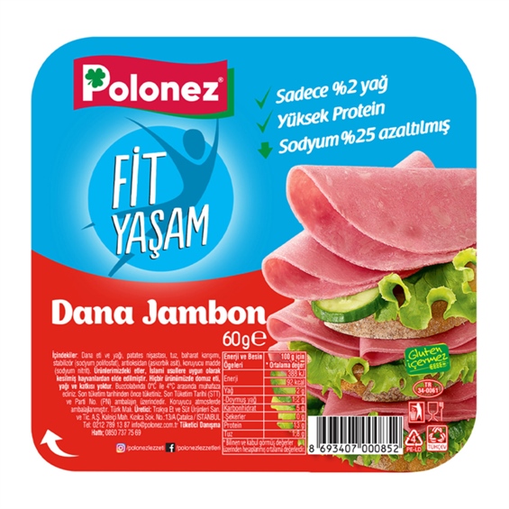 Polonez Fit Dana Jambon 60 Gr