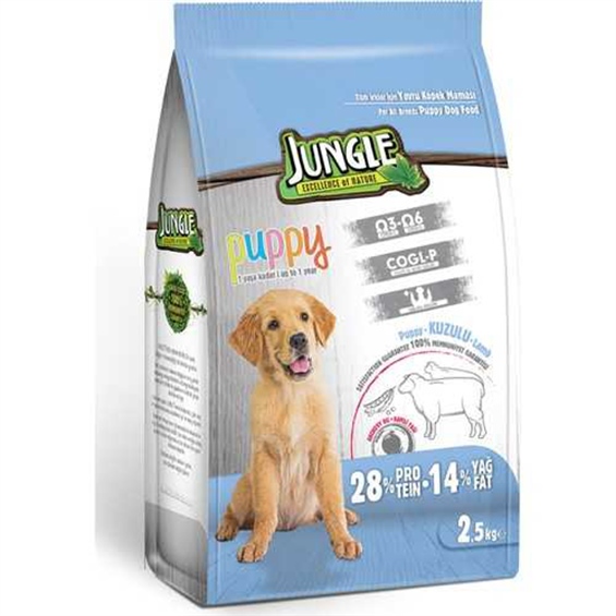 Jungle Kuzu Etli Yavru Kuru Köpek Maması 2.5 Kg