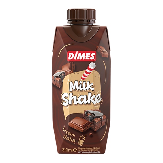 Dimes Milkshake Brownie&Çikolatalı 310 ml