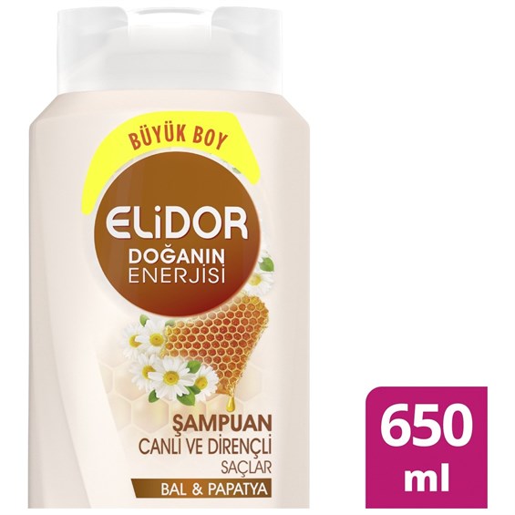 Elidor Kepeğe Karşı Etkili Doğanın Enerjisi Şampuan 650 ml